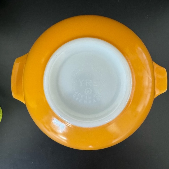 Vintage PYREX Town & Country cinderella mixing bowls - 440 Complete Set - Picture 6 of 14